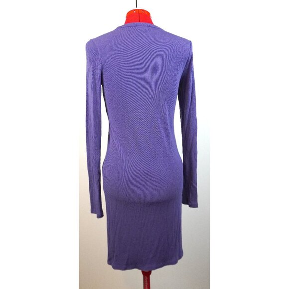 Aritzia (Wilfred Free) "Stayover" Dress in "Deep Violet" - Picture 3 of 6
